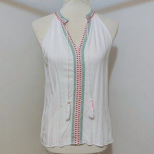 ForeverCute White Sleeveless Top S